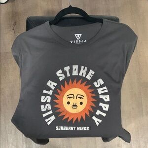 Vissla Gray Graphic T-Shirt